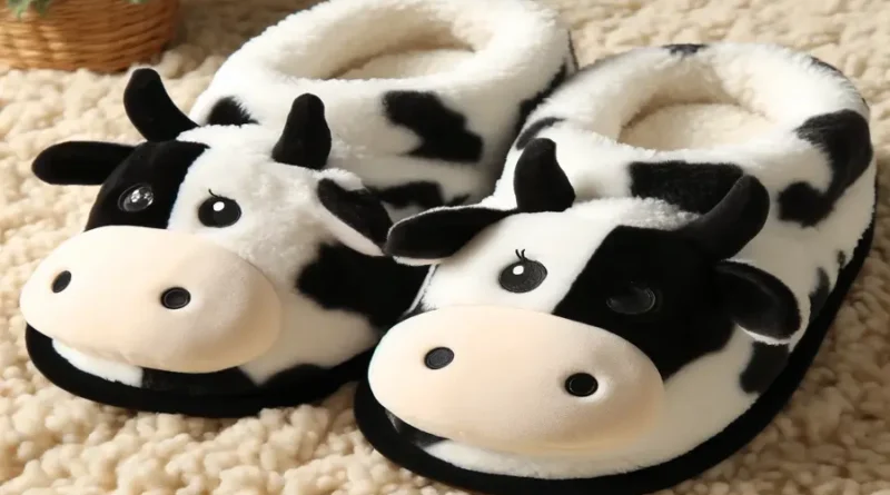 Stepping into Comfort The Whimsical World of Cow Slippers