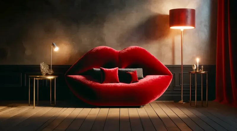 The Fascinating Story of the Lips Couch A Blend of Art and Design