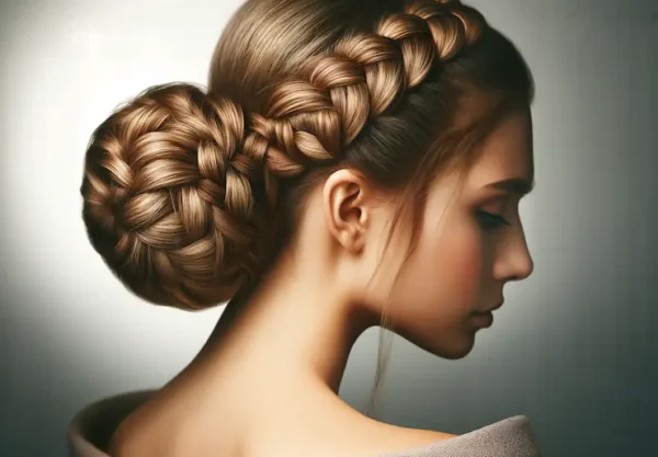 The Timeless Charm of the Braided Bun Updo A Style Guide
