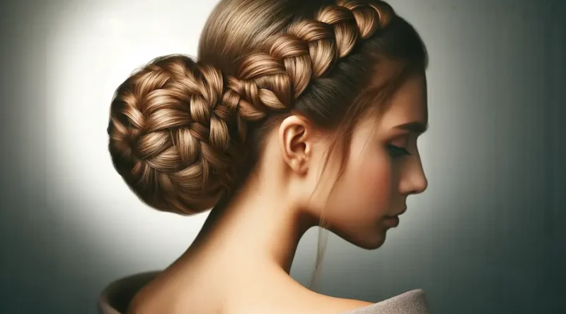 The Timeless Charm of the Braided Bun Updo A Style Guide