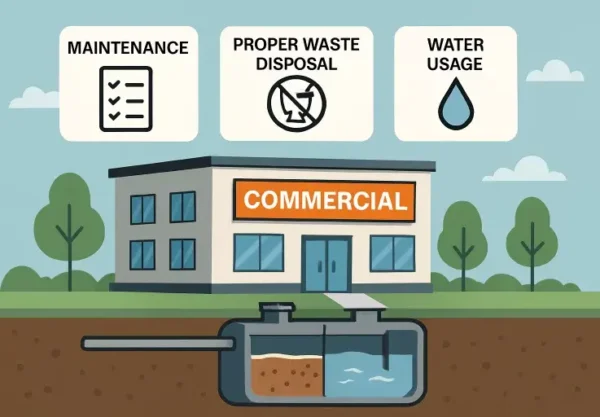 Common Solutions to Commercial Septic System Problems
